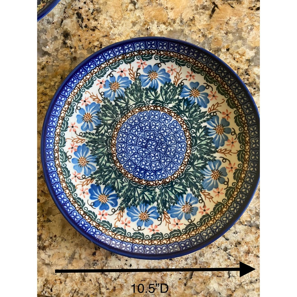 Unikat 10.5” Plate Polish Handmade